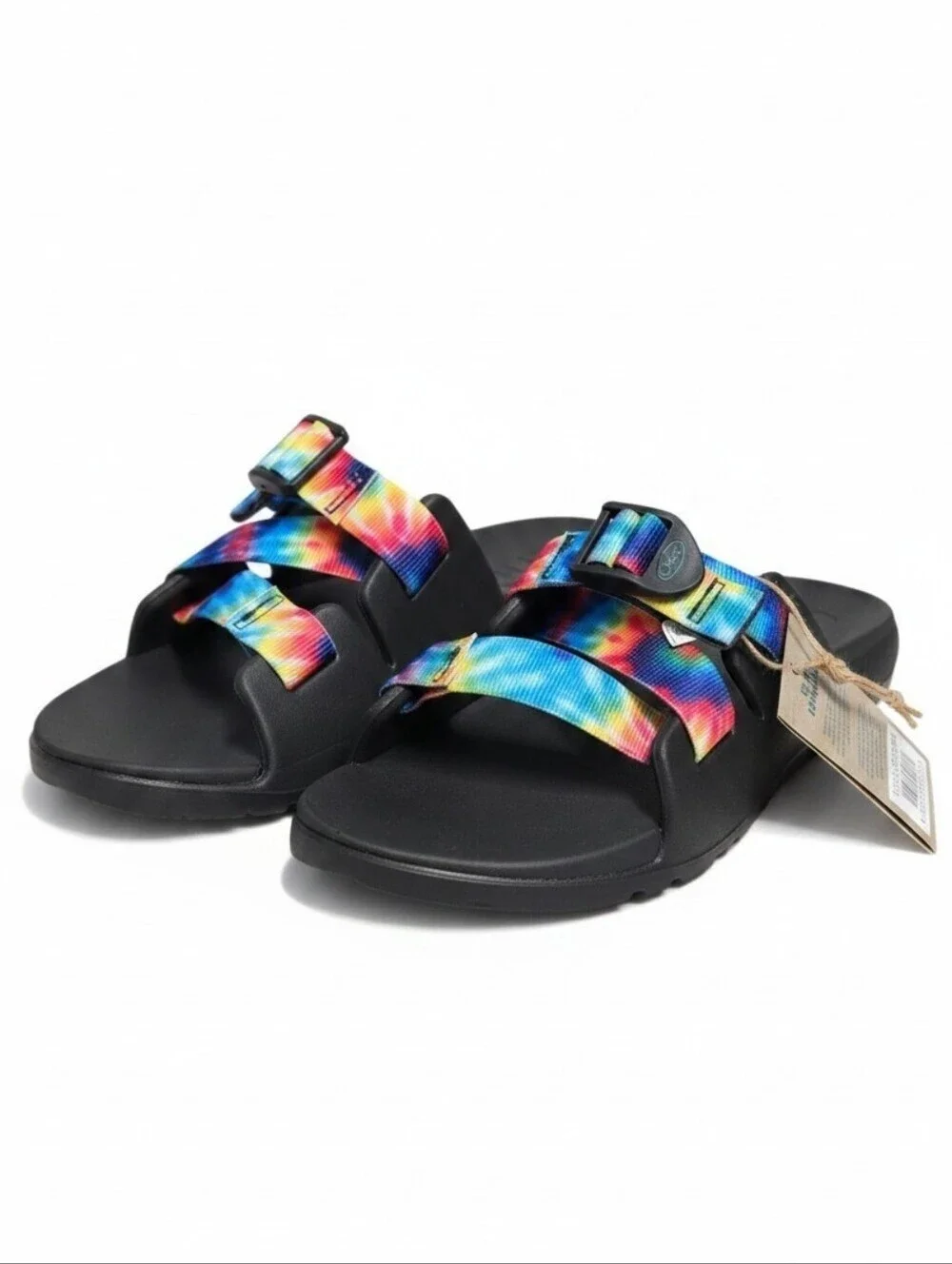Chaco Chillos Kids Slide Sandals Youth Size 6 Tie Dye NWT Comfort Slides